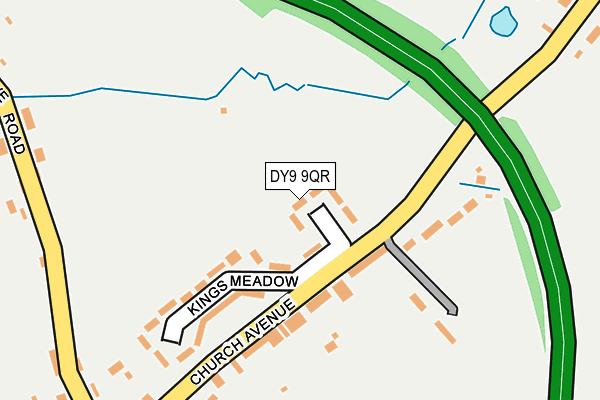 DY9 9QR map - OS OpenMap – Local (Ordnance Survey)