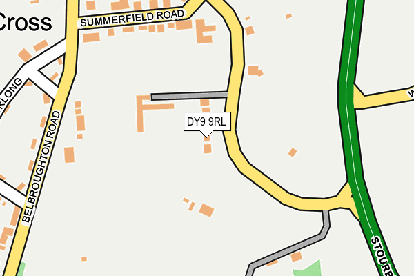 DY9 9RL map - OS OpenMap – Local (Ordnance Survey)