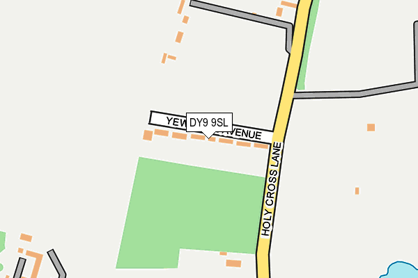 DY9 9SL map - OS OpenMap – Local (Ordnance Survey)