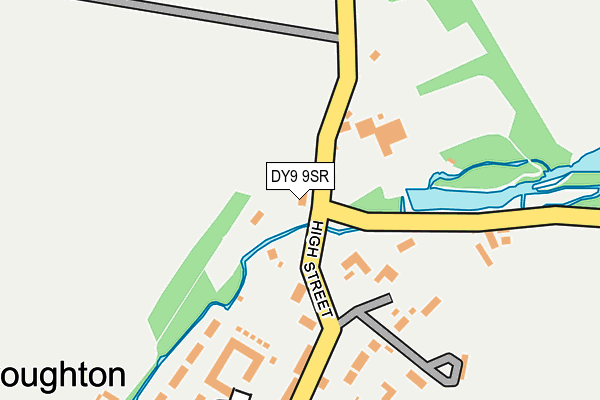 DY9 9SR map - OS OpenMap – Local (Ordnance Survey)