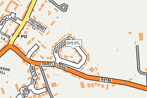 DY9 9TL map - OS OpenMap – Local (Ordnance Survey)