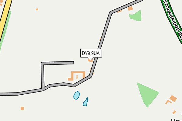 DY9 9UA map - OS OpenMap – Local (Ordnance Survey)
