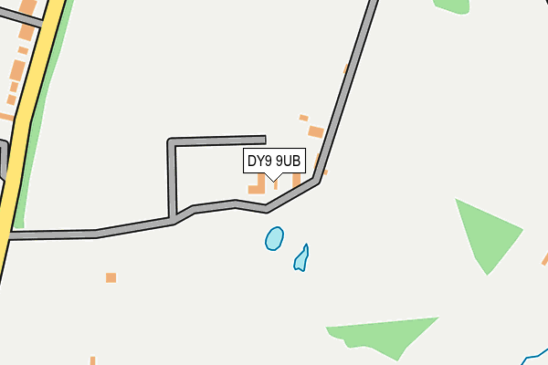DY9 9UB map - OS OpenMap – Local (Ordnance Survey)