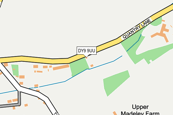 DY9 9UU map - OS OpenMap – Local (Ordnance Survey)