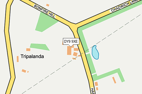 DY9 9XE map - OS OpenMap – Local (Ordnance Survey)