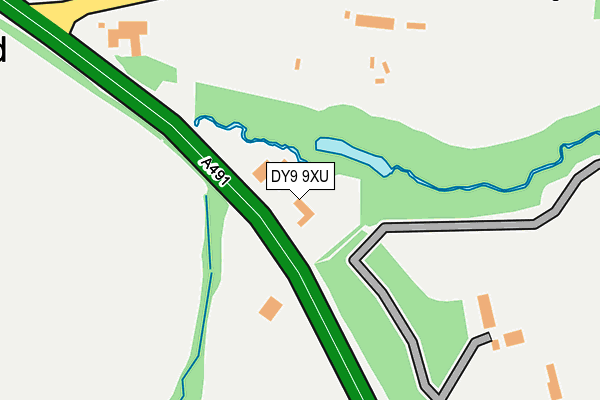 DY9 9XU map - OS OpenMap – Local (Ordnance Survey)