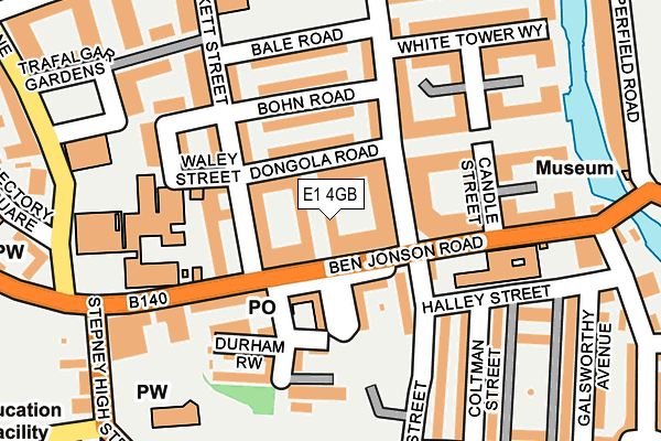 E1 4GB map - OS OpenMap – Local (Ordnance Survey)