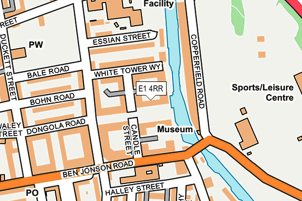 E1 4RR map - OS OpenMap – Local (Ordnance Survey)