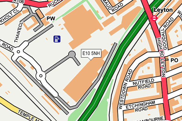 E10 5NH map - OS OpenMap – Local (Ordnance Survey)