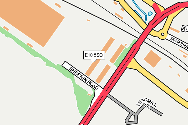 E10 5SQ map - OS OpenMap – Local (Ordnance Survey)