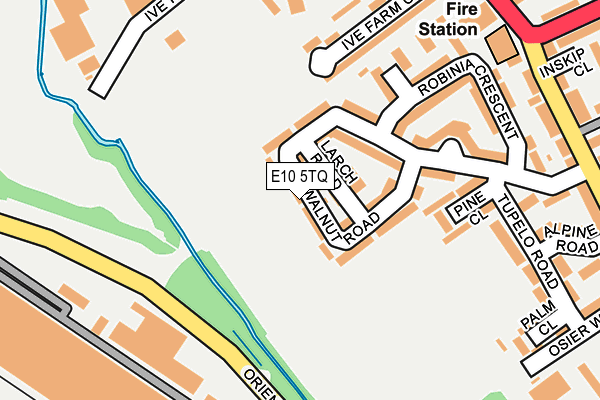 E10 5TQ map - OS OpenMap – Local (Ordnance Survey)