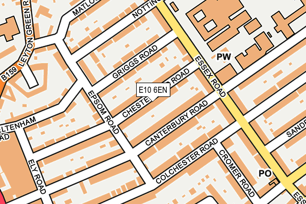 E10 6EN map - OS OpenMap – Local (Ordnance Survey)