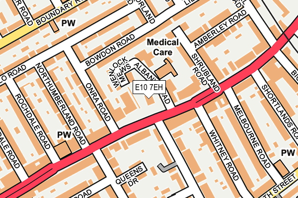 E10 7EH map - OS OpenMap – Local (Ordnance Survey)