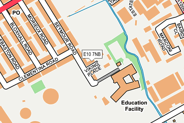 E10 7NB map - OS OpenMap – Local (Ordnance Survey)