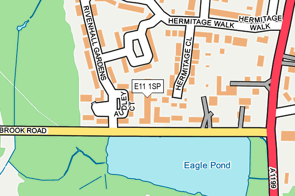 E11 1SP map - OS OpenMap – Local (Ordnance Survey)