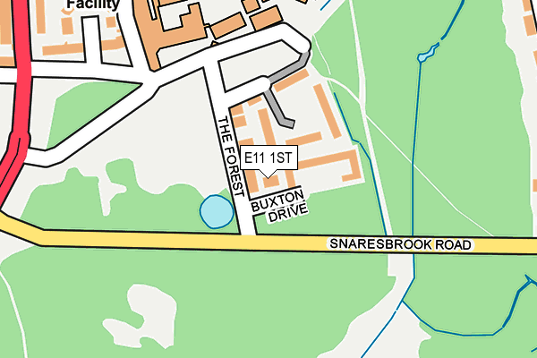 E11 1ST map - OS OpenMap – Local (Ordnance Survey)