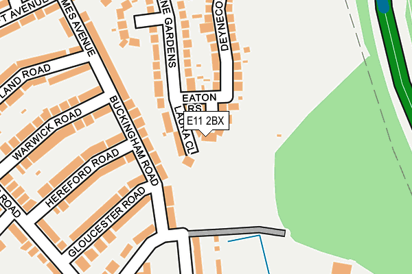 E11 2BX map - OS OpenMap – Local (Ordnance Survey)