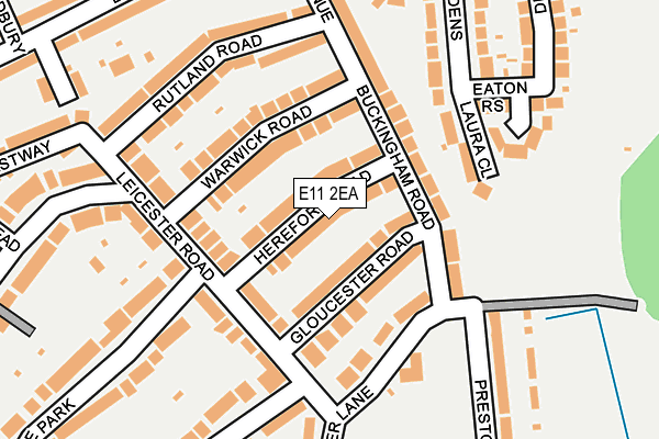 E11 2EA map - OS OpenMap – Local (Ordnance Survey)