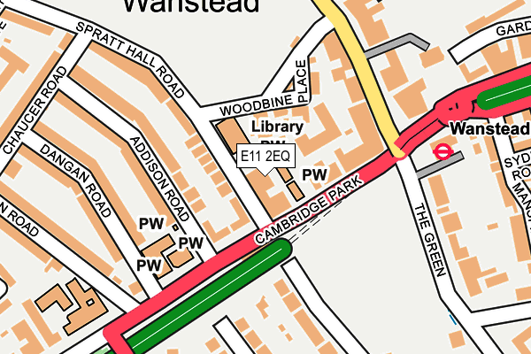 E11 2EQ map - OS OpenMap – Local (Ordnance Survey)