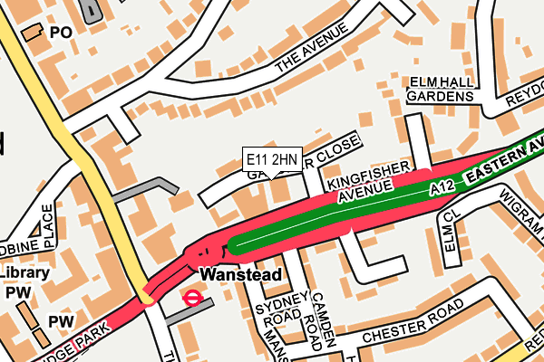 E11 2HN map - OS OpenMap – Local (Ordnance Survey)