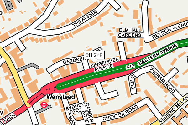 E11 2HP map - OS OpenMap – Local (Ordnance Survey)