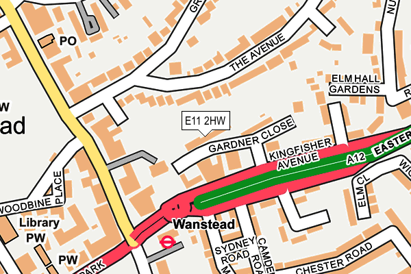 E11 2HW map - OS OpenMap – Local (Ordnance Survey)