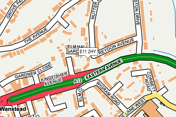 E11 2HY map - OS OpenMap – Local (Ordnance Survey)