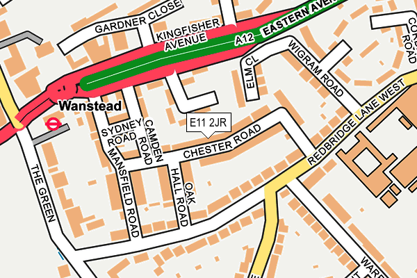 E11 2JR map - OS OpenMap – Local (Ordnance Survey)