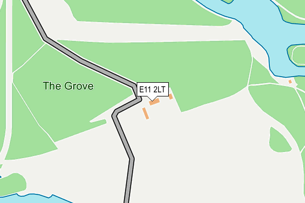 E11 2LT map - OS OpenMap – Local (Ordnance Survey)