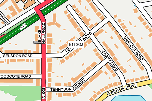 E11 2QJ map - OS OpenMap – Local (Ordnance Survey)