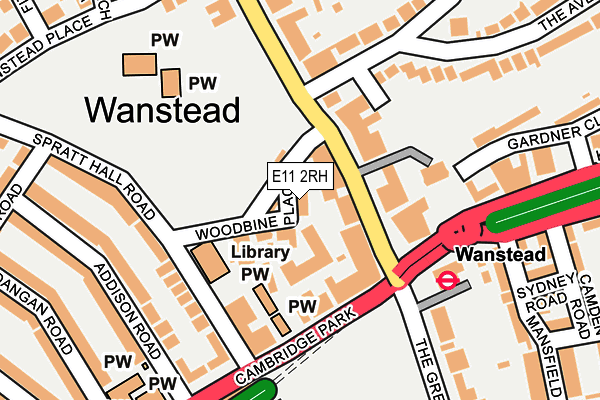 E11 2RH map - OS OpenMap – Local (Ordnance Survey)