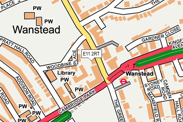 E11 2RT map - OS OpenMap – Local (Ordnance Survey)