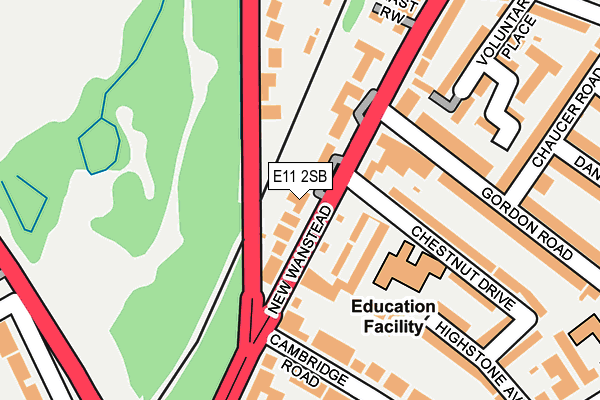 E11 2SB map - OS OpenMap – Local (Ordnance Survey)