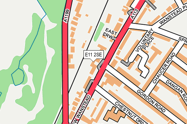 E11 2SE map - OS OpenMap – Local (Ordnance Survey)