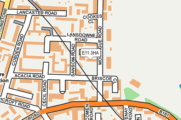 E11 3HA map - OS OpenMap – Local (Ordnance Survey)