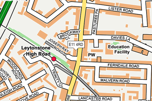 E11 4RD map - OS OpenMap – Local (Ordnance Survey)