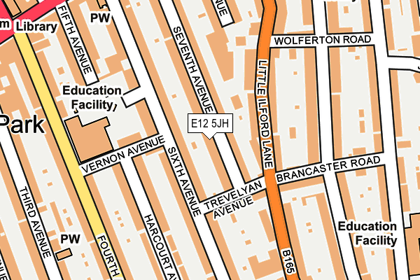 E12 5JH map - OS OpenMap – Local (Ordnance Survey)