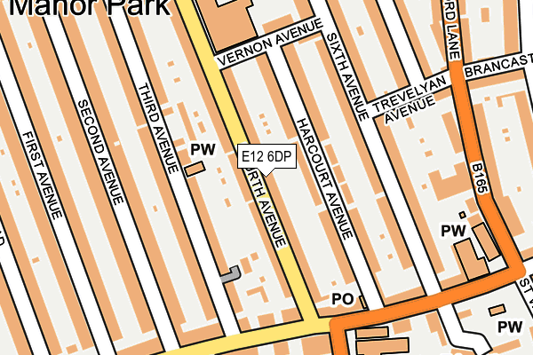 E12 6DP map - OS OpenMap – Local (Ordnance Survey)