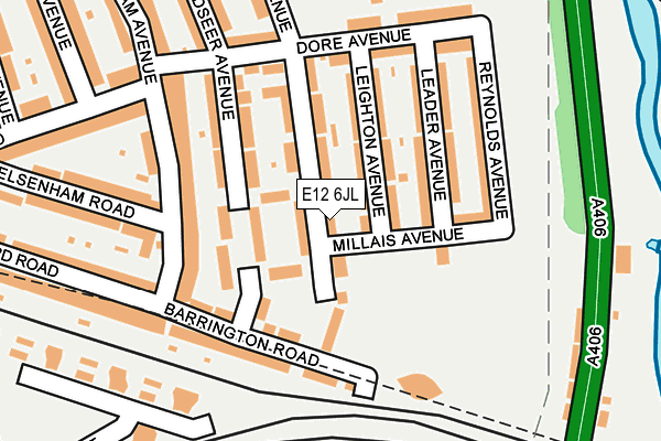 E12 6JL map - OS OpenMap – Local (Ordnance Survey)