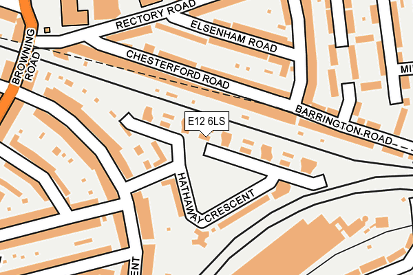 E12 6LS map - OS OpenMap – Local (Ordnance Survey)