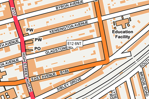 E12 6NT map - OS OpenMap – Local (Ordnance Survey)