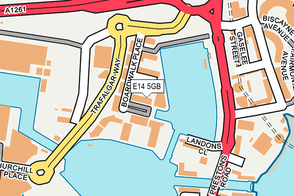E14 5GB map - OS OpenMap – Local (Ordnance Survey)