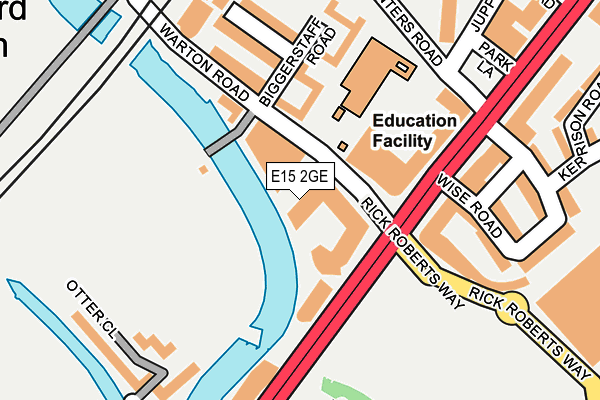 E15 2GE map - OS OpenMap – Local (Ordnance Survey)