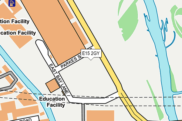 E15 2GY map - OS OpenMap – Local (Ordnance Survey)