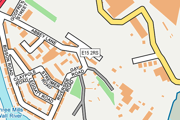 E15 2RS map - OS OpenMap – Local (Ordnance Survey)