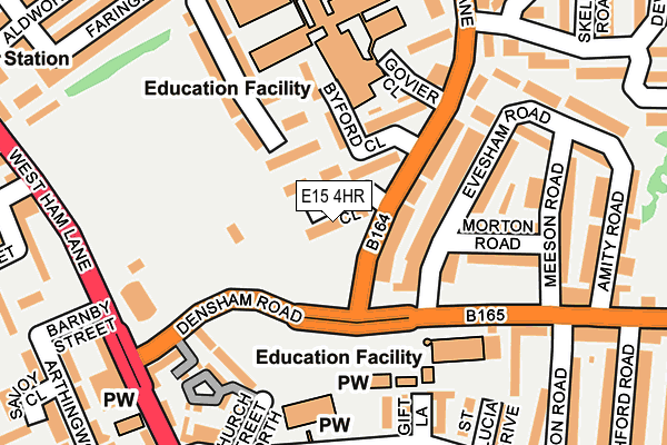 E15 4HR map - OS OpenMap – Local (Ordnance Survey)