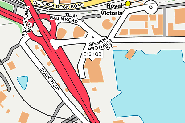 E16 1GB map - OS OpenMap – Local (Ordnance Survey)