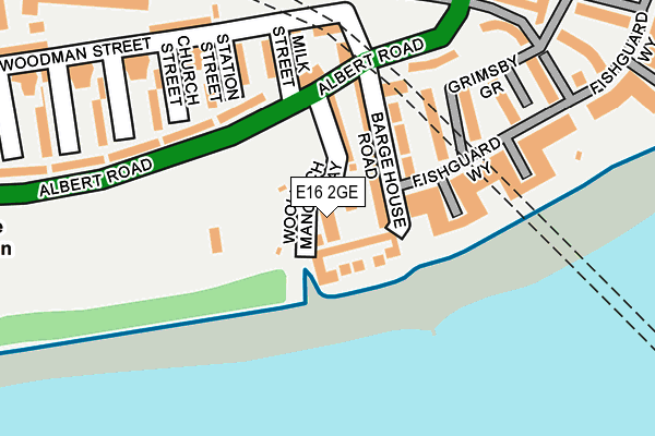 E16 2GE map - OS OpenMap – Local (Ordnance Survey)