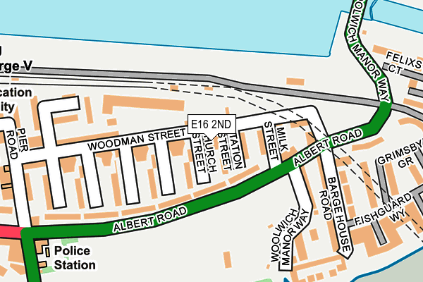 E16 2ND map - OS OpenMap – Local (Ordnance Survey)