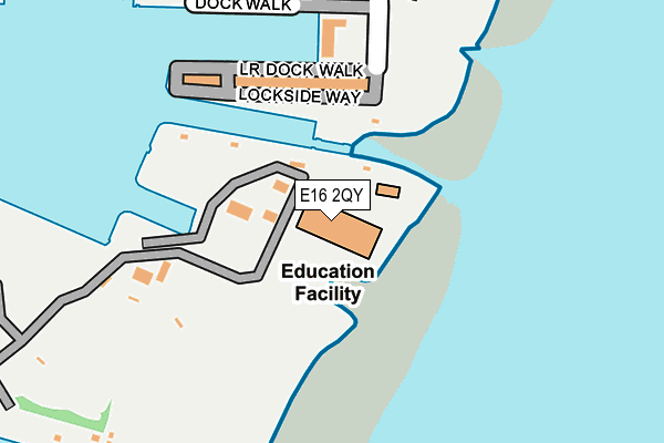 E16 2QY map - OS OpenMap – Local (Ordnance Survey)